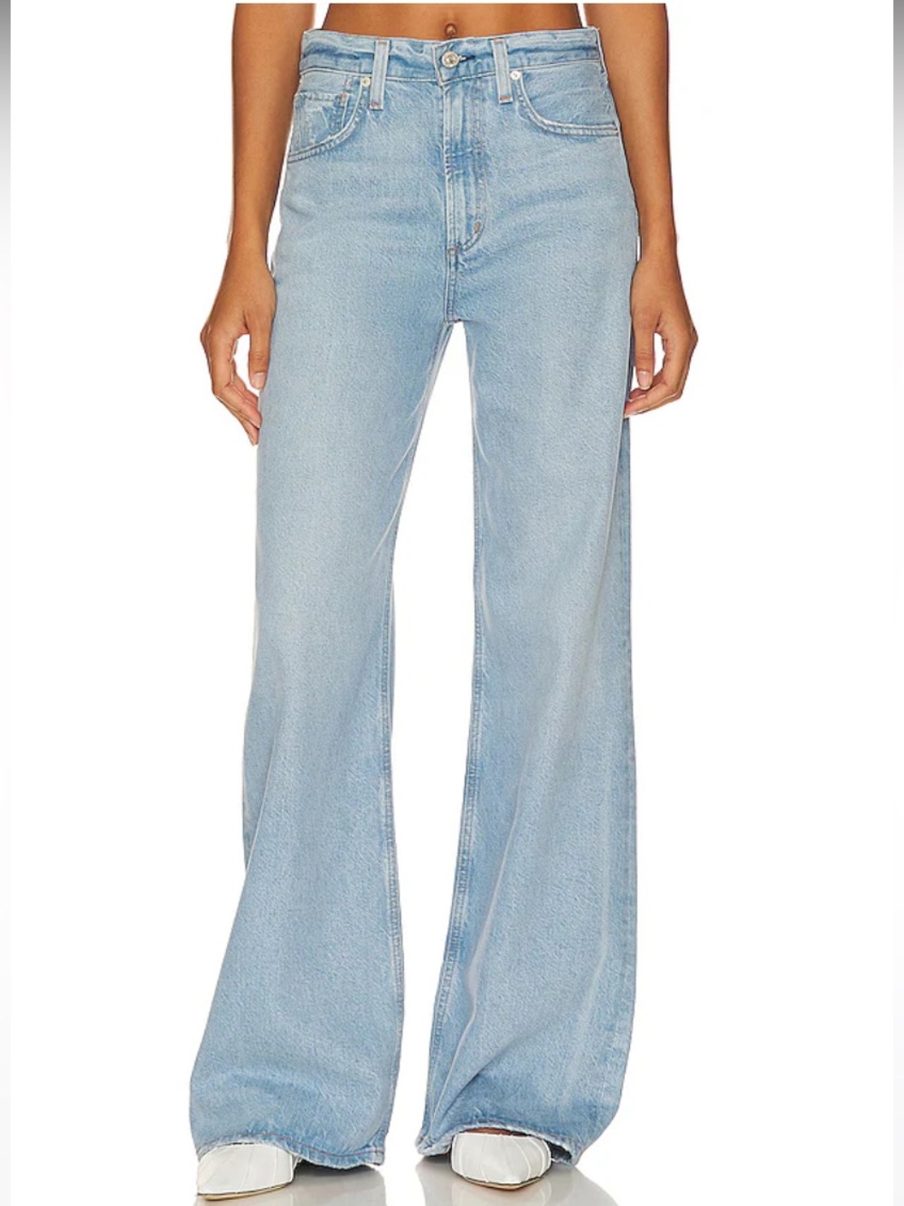 Citizens Of Humanity Women’s Paloma Baggy Wide Leg Jeans in Alemayde Size 27
